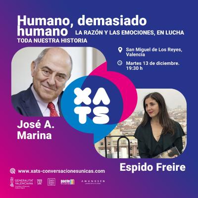 Cultura tanca el cicle de ‘Converses Úniques - XATS’ amb José Antonio Marina i Espido Freire a ...
